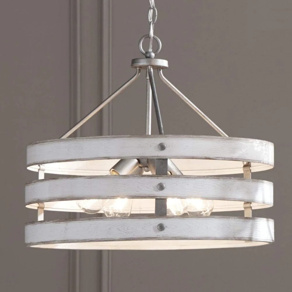 

Collection 4-Light Coastal Pendant Light Galvanized