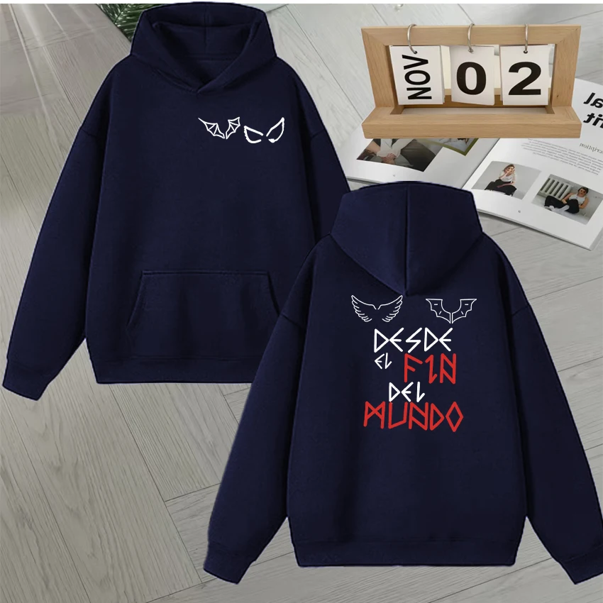 Fashion Rapper Duki ADA Tour Merch Autumn Winter Sweatshirt Men Women Long sleeve Fleece Loose Hoodie popular Hoodie Unisex Top