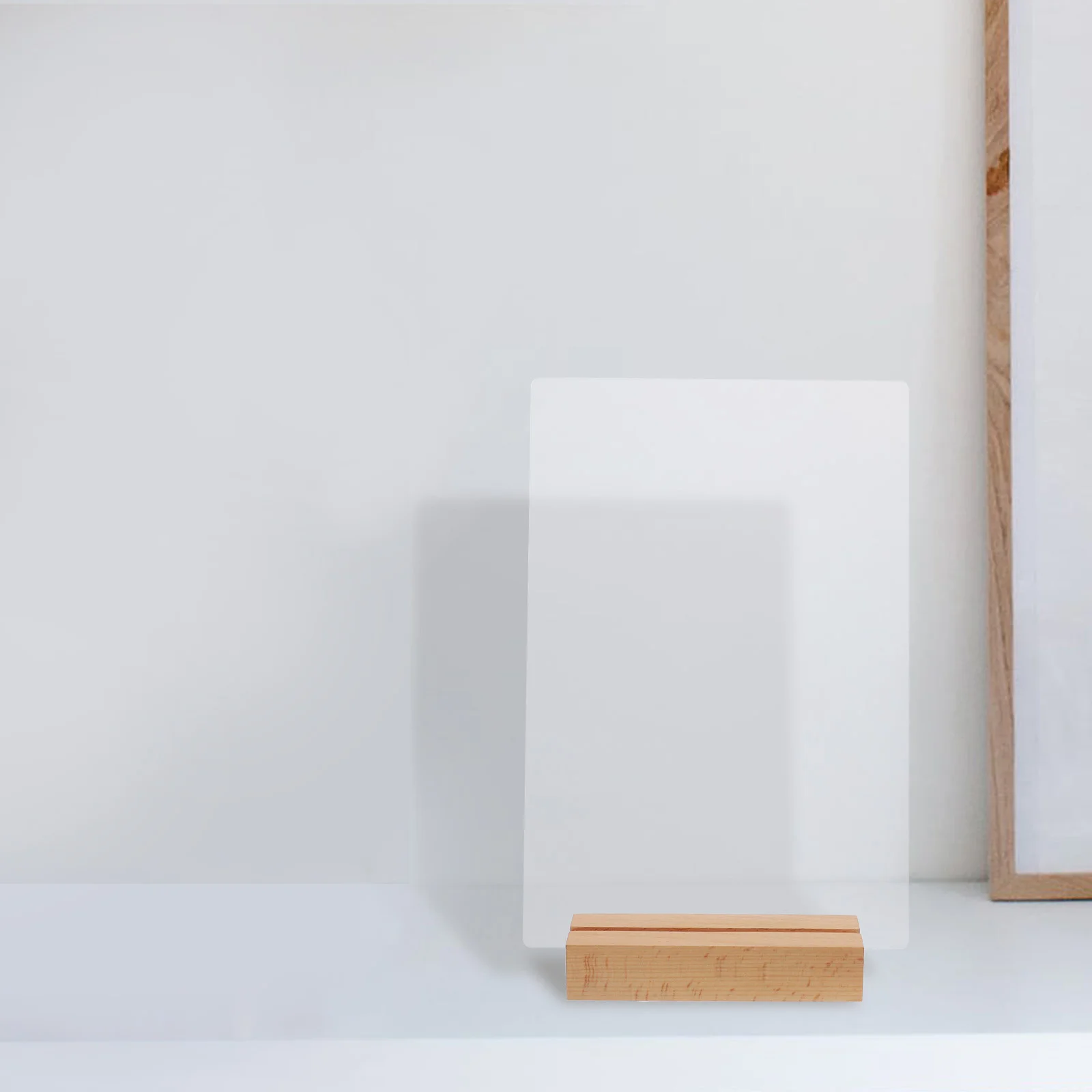 مجموعة واحدة من لوحة ملاحظات أكريليك قابلة للمسح لوحة رسائل مكتبية مضيئة للمنزل والمكتب الإبداعي لتزيين سطح المكتب #3