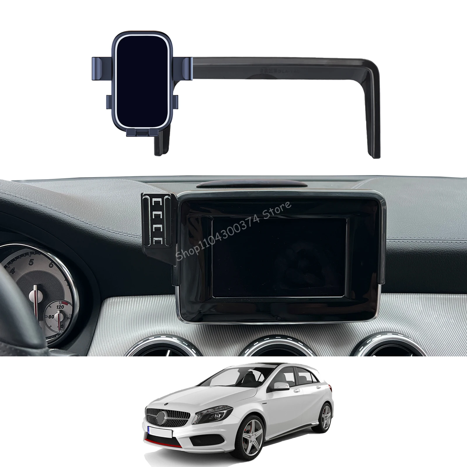 

Car Mobile Phone Holder for Mercedes-Benz A-Class A CLASS 2013-2017 GPS Bracket Navigation Stand Auto Accessories