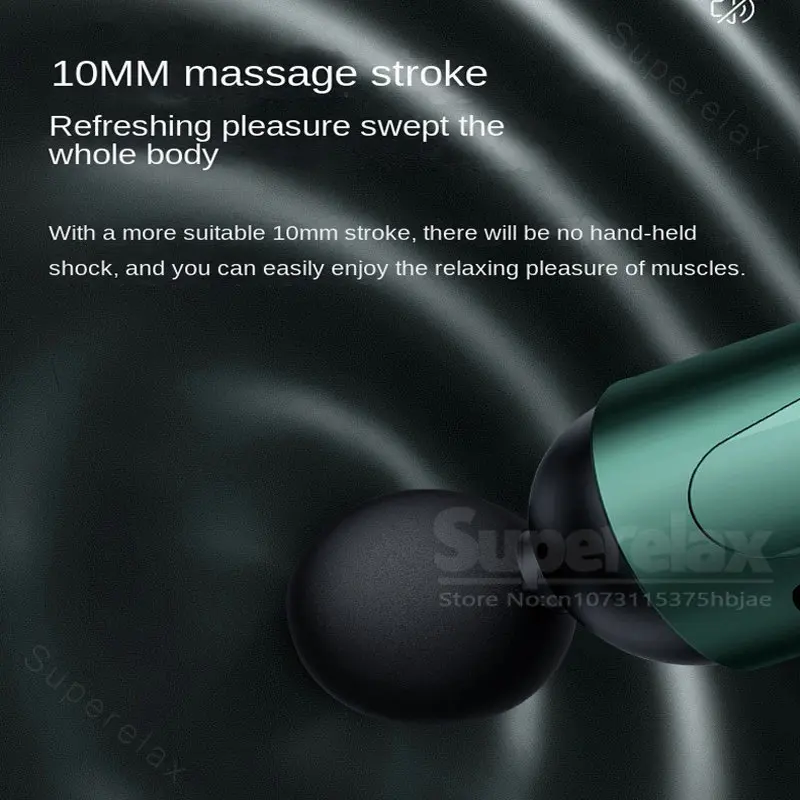 8 Heads Prostate Massage Tools Body Molding Massage Equipment 99 Gear Cervical Neck Massager for Body Electric Best Selling Gun