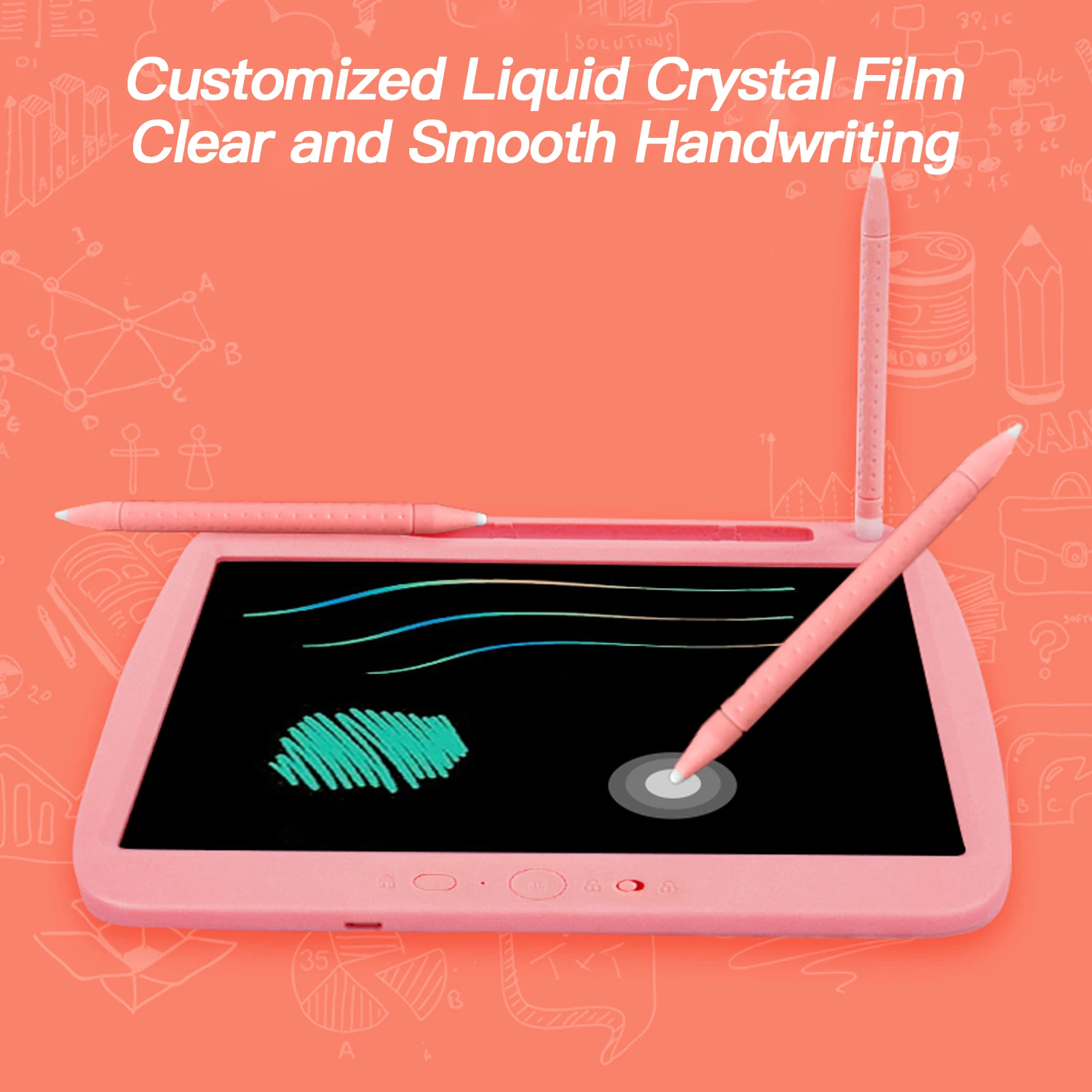 Tablette d'écriture LCD Rechargeable de 9 pouces, tablette de dessin avec stylet, bouton de verrouillage, jouet pour enfants en bas âge, cadeaux