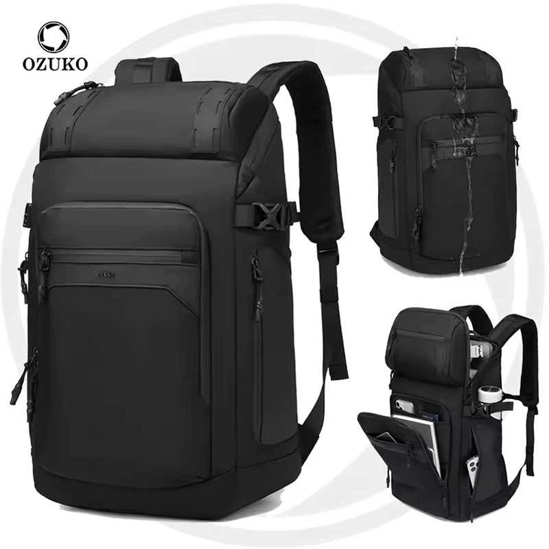 

OZUKO Designer Anti Theft Business Backpack For Man Large Capacity Waterproof Travel Custom Computer Backpack Laptop Bag