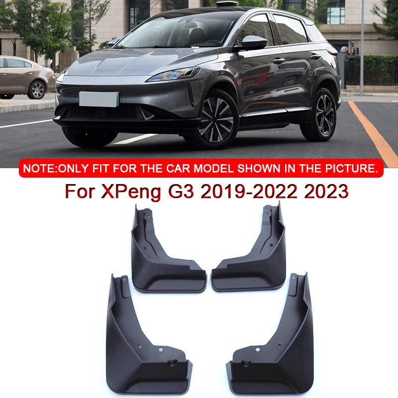 

Fit For XPeng G3 2019-2022 2023 Car Styling ABS Car Mud Flaps Splash Guard Mudguards MudFlaps Front Rear Fender Auto Accessories