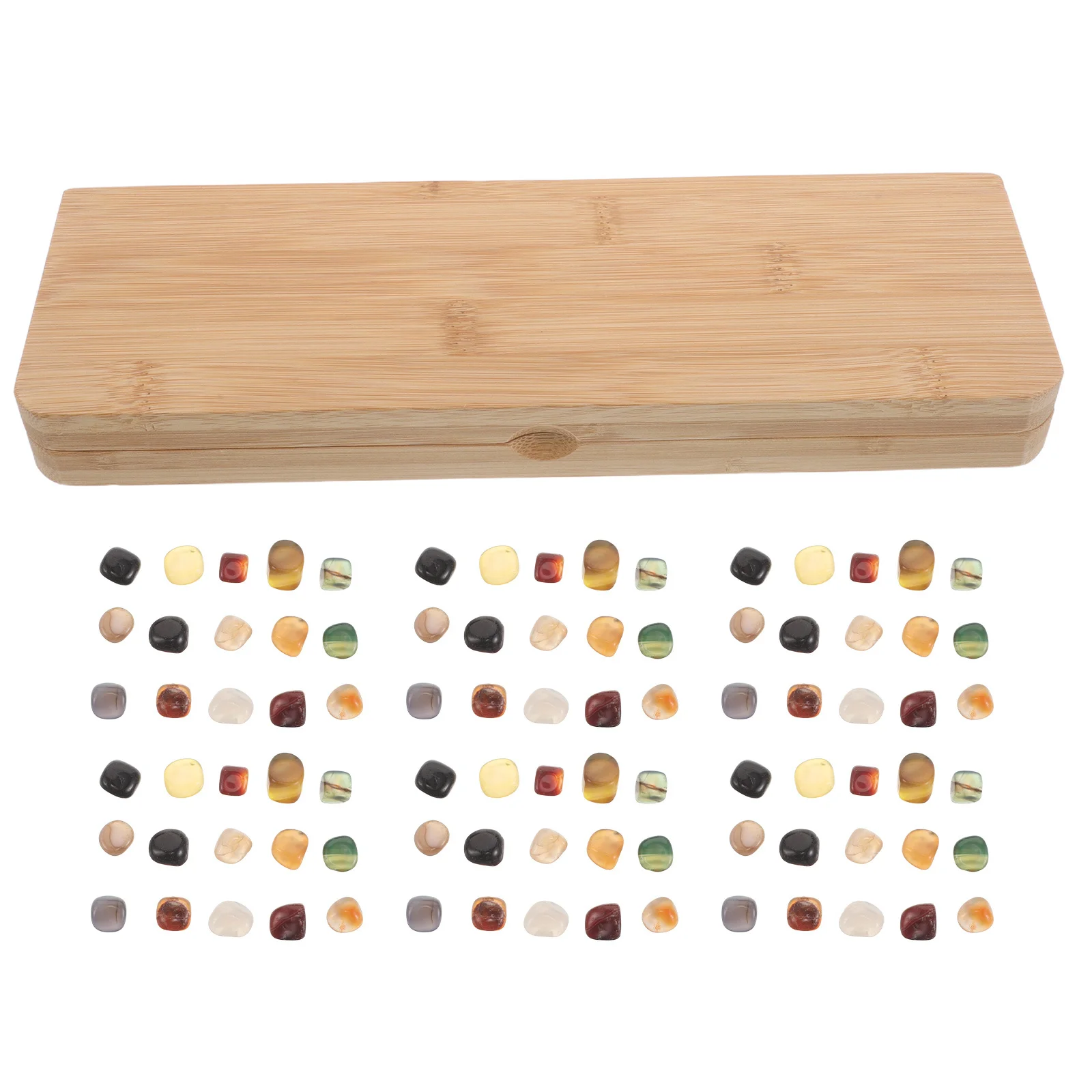 

1 комплект, настольная игра Mancala, красочные каменные гальки, складная портативная стратегическая головоломка, домашняя образовательная доска