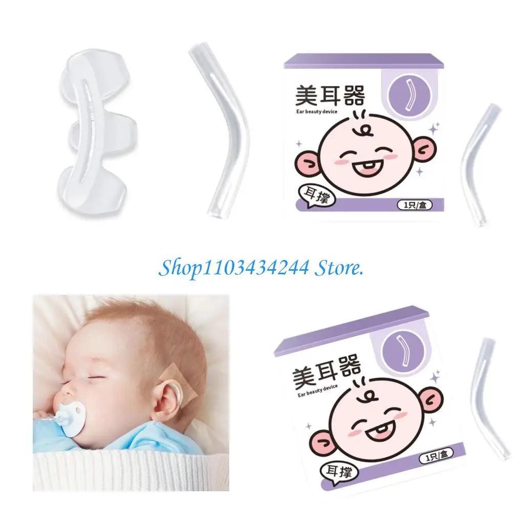 

Infant Ear Correction Device Soft Silicone Ear Shaping Mold For Newborns Baby Adjustable Design Transparent Comfortable