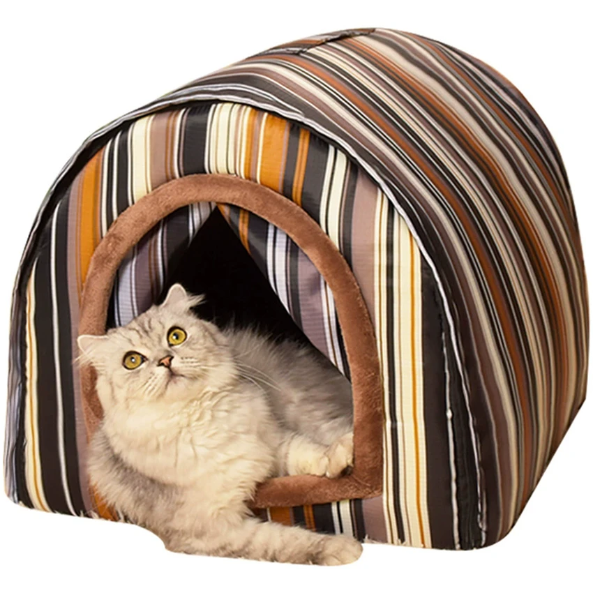 Warm Dog House Comfortable Star Print Foldable Kennel Mat Top Quality Pet Puppy Bed Cama Para Cachorro