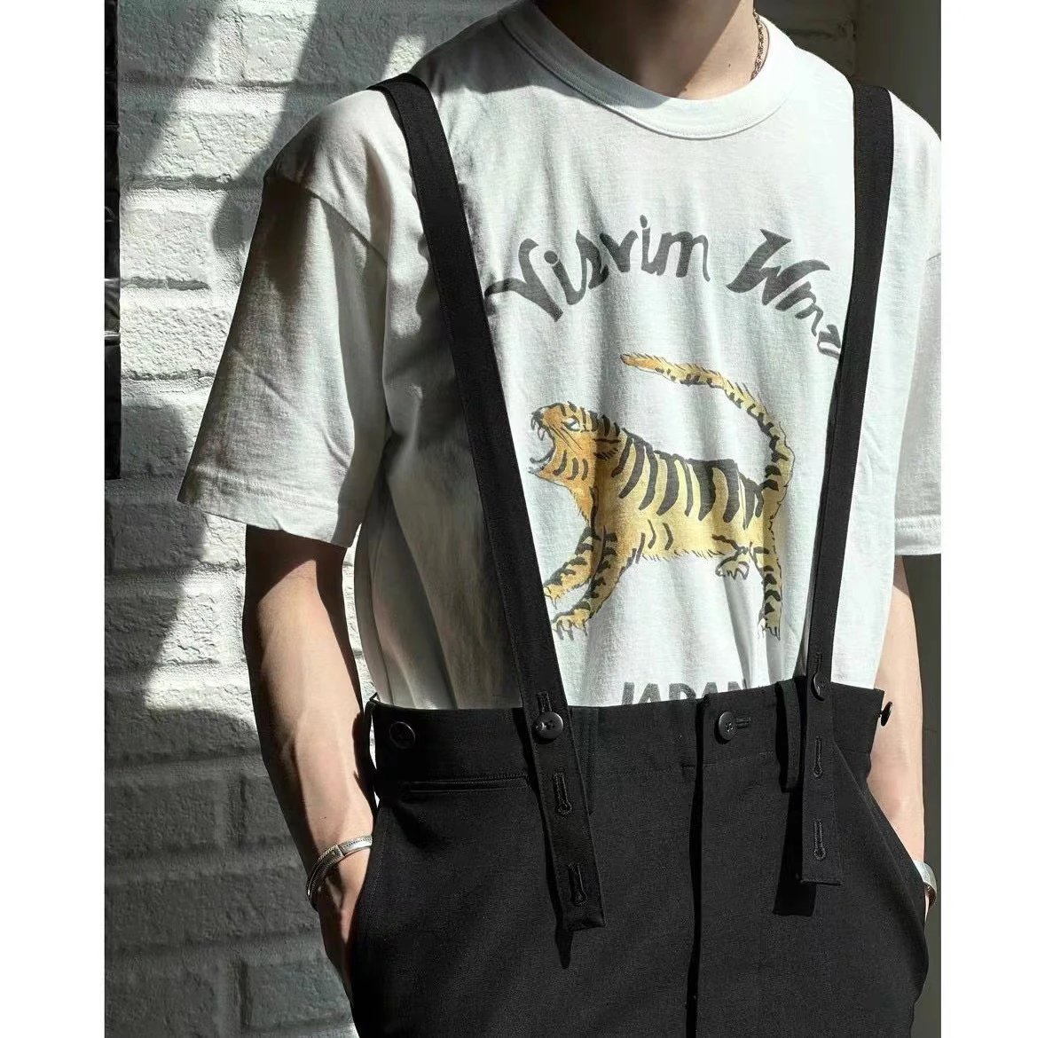 VISVIM TORA TEE 24SS Tiger Letter Short Sleeve T-Shirt Vibe