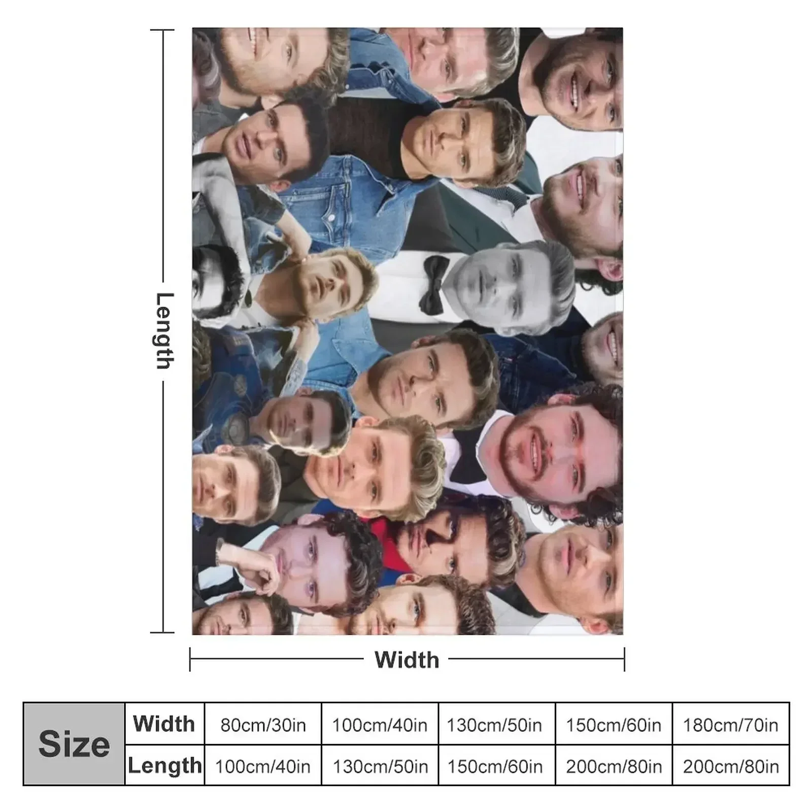 New richard madden photo collage Throw Blanket Nap Hairys For Sofa Thin manga for sofa Decorative Sofa Blankets