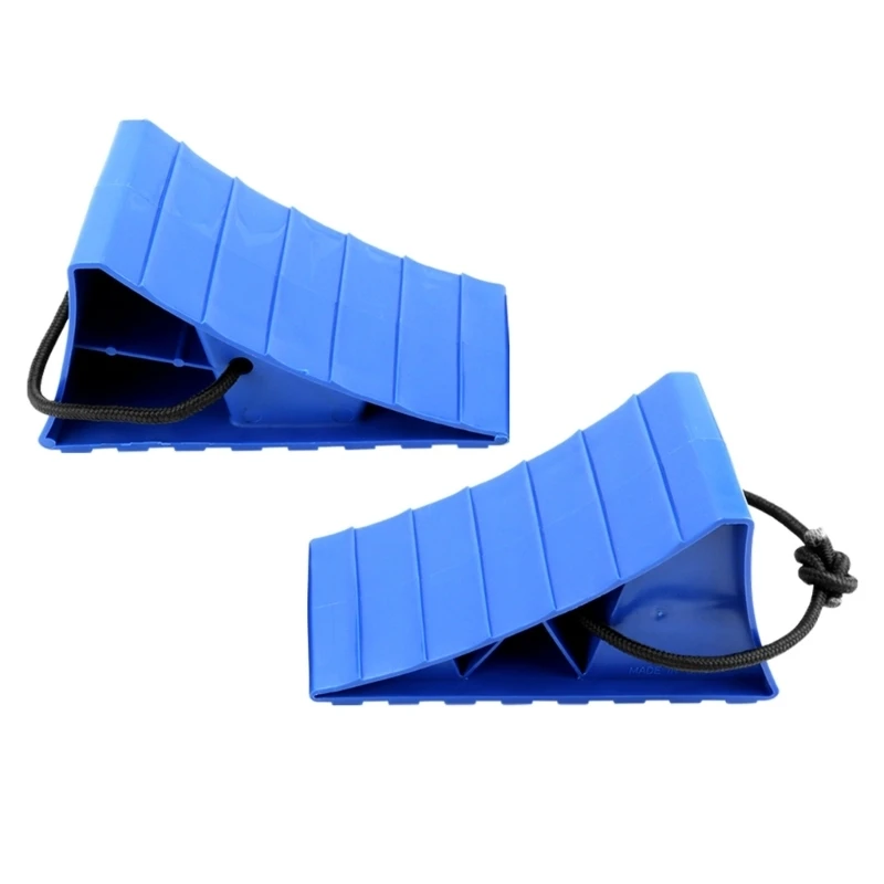 Weather Resistant Automotive Wheel Block For Outdoor Use Nonslip Vehicle Tire Stopper Parking Brake Assist