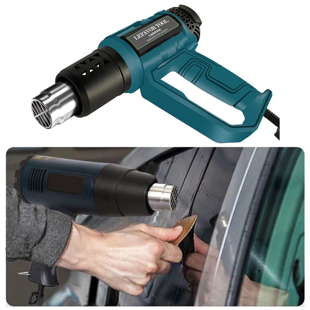 Imagem -03 - Pistola de Calor Elétrica Portátil Pistola de ar Quente Industrial Ferramentas de Estação de Solda com Bicos 110v 220v 2000w