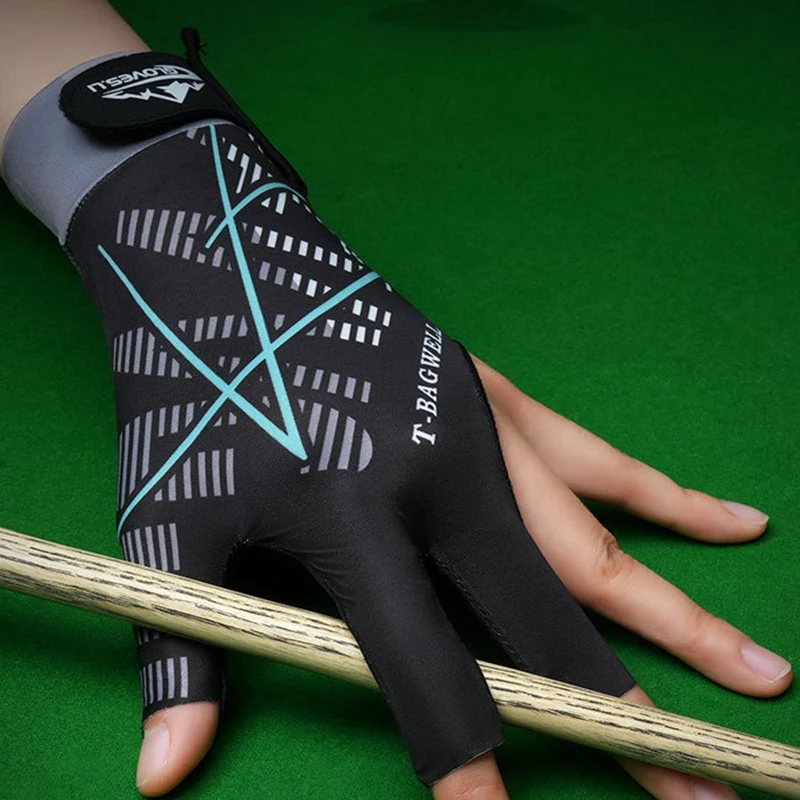 

1 шт., перчатки для бильярда, перчатки для снукера, нескользящие наклейки, эластичные перчатки для тренировок по бильярду, аксессуары