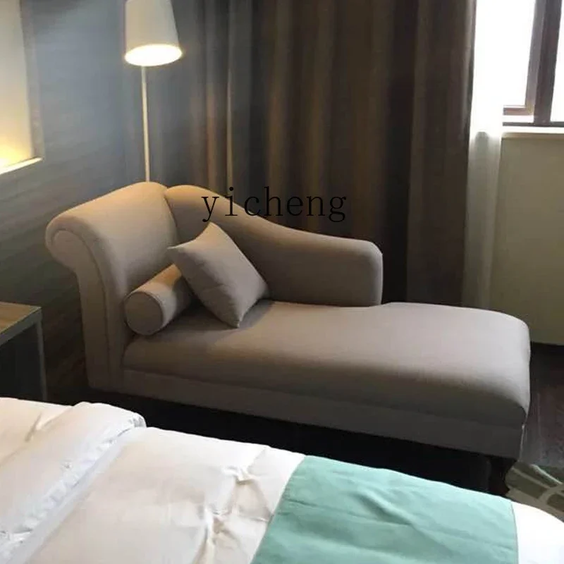 American fabric chaise longue bedroom leisure minimalist chaise longue sofa balcony recliner home accessories