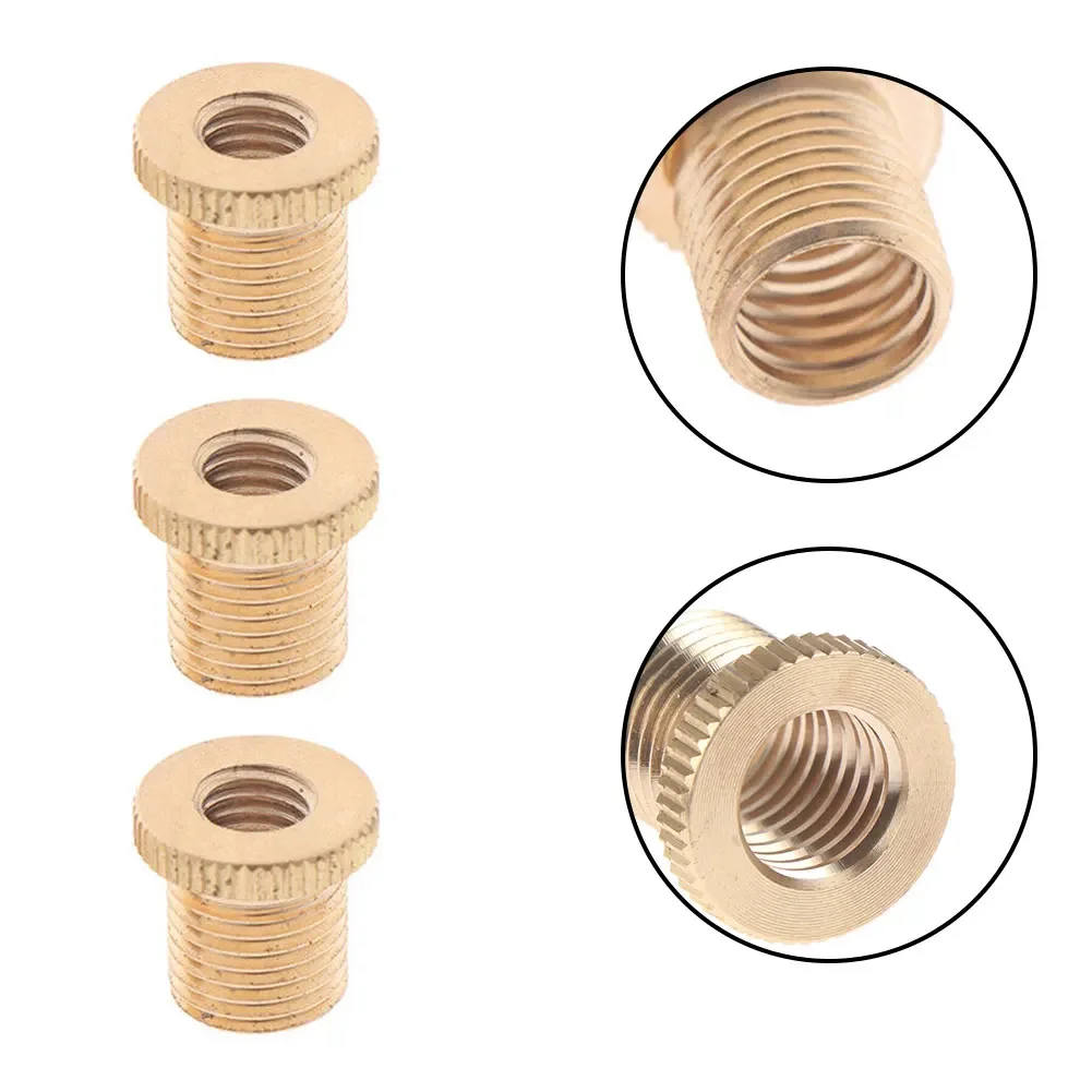 Nuts Thread Adapter Fittings Insert M10x1.25&M10x1.5&M8x1.25 Replacement 3pcs/set Accessories Aluminum Alloy New