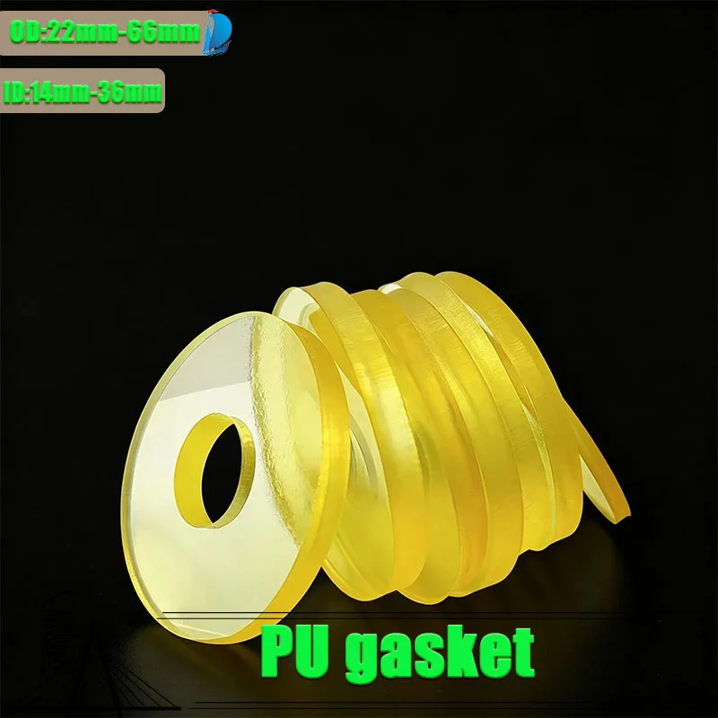 10pcs-Polyurethane PU Flat Washer Wearproof Oilproof Shock Absorbing Sealing Gasket Hardware Pipe Accessories