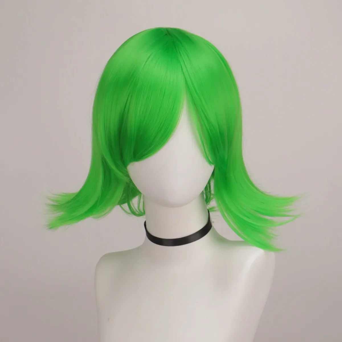 Anime Inside Out disgusto Cosplay Joy Blue parrucca corta per ragazze donne parrucche verdi parrucche sintetiche per capelli festa di Halloween