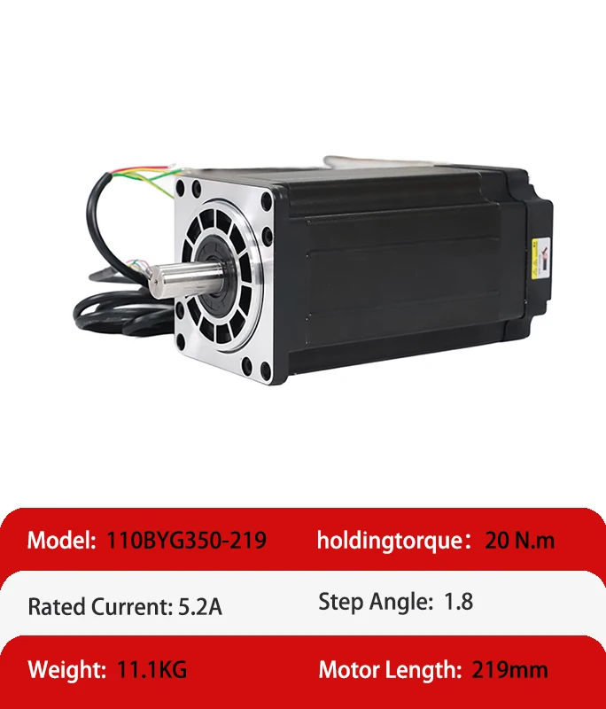 มอเตอร์เซอร์โวสเต็ปเปอร์ NEMA 42 แรงบิดสูง ดีไซน์แบบวงปิดไฮบริดสำหรับงานอุตสาหกรรม ควบคุมง่าย พร้อมบริการที่ดี