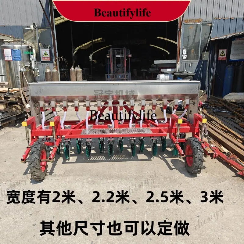 z189 New wheat top dressing machine, fertilizer applicator, ditch fertilization integrated machine, rear hanging type