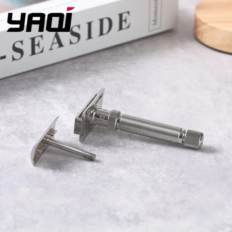 2026 Yaqi Ultima Stainless Steel Adjustable Safety Razor for Men - Comfortable Shaving Experience view 5
