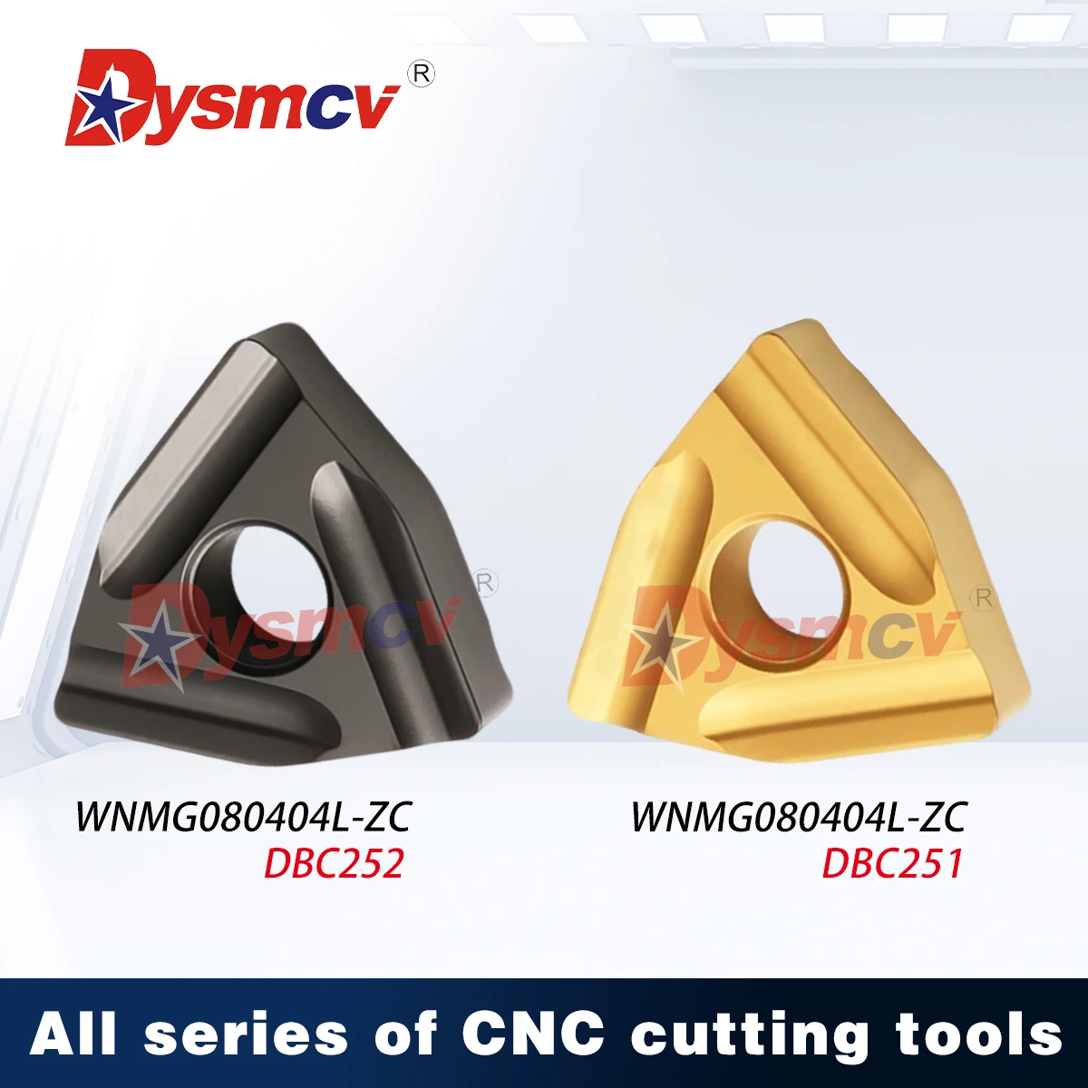 

10PCS WNMG080404L/R WNMG080408L/R DBC251 DBC252 Original Rxternal Turning Cutting Inserts Lathe Tool WNMG Series Cutting Cutters