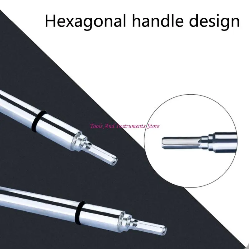غلاف تسوية السقف الصلب مع 1/4inch سداسي سداسي سداسي قضيب المسمار أداة سهلة التثبيت لأداة الطاقة C7AC