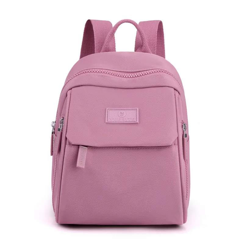 Shoulder Rucksack Mini Women Backpacks Anti-theft Waterproof Nylon Small Bagpack Office Lady Multi-pocketed Travel Storage Bag