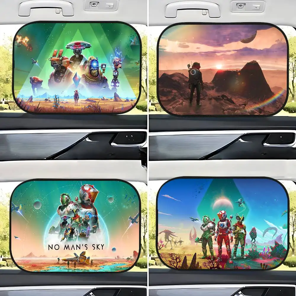 

No M-Mans S-Sky S-Space Game 1-Pack Car Side Window Sunshade Heat Insulation Static Absorption Car Sun Barrier Driver Shade