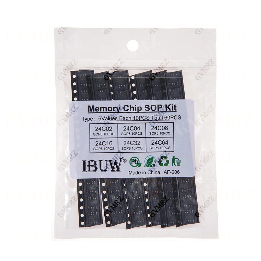 NE555 LM358 UC3844 UC3845 SOP-8 24C02 24C04 24C08 74HC00 SMD Power Supply IC Kit TL431 LM393 UC3842 UC3843