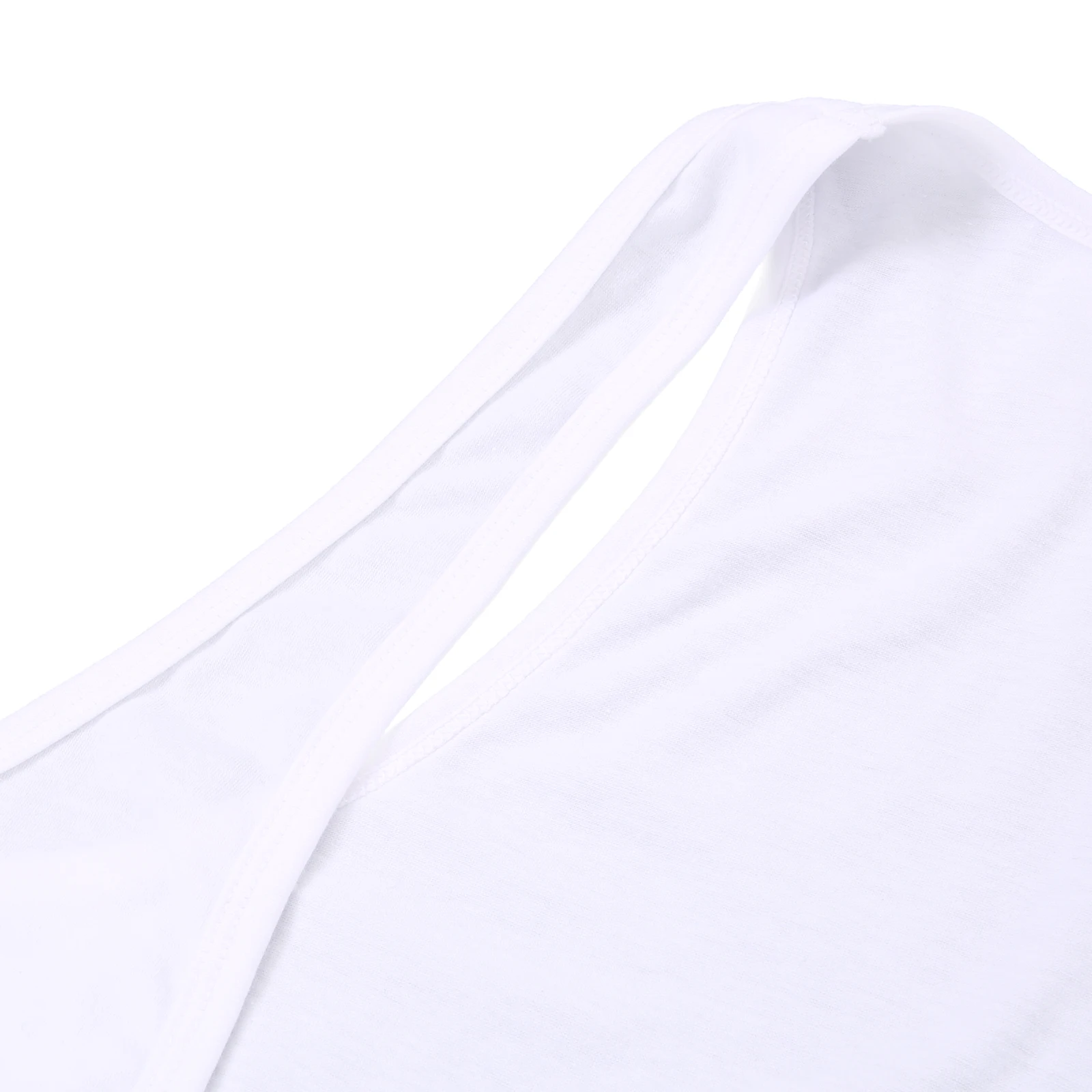 Herren-Tanktops mit tiefem U-Ausschnitt, ärmelloses Shirt für Bodybuilding, schnell trocknend, für Fitness-Training, Workout, Singlets, Sportbekleidung für Männer – Detail 16