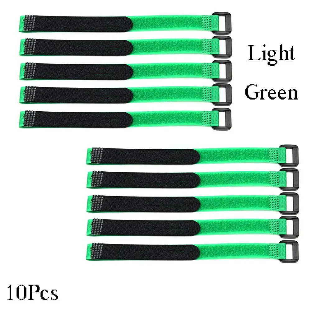 

10pcs New Durable Multicolor Tie-down Straps Antiskid Cable RC Accessories Eachine&Lipo Battery