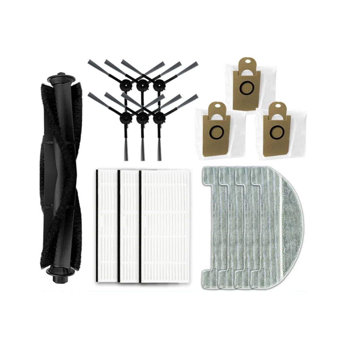 M8 프로 로봇 진공 청소기 예비 액세서리, 로봇 진공 교체, 17 개