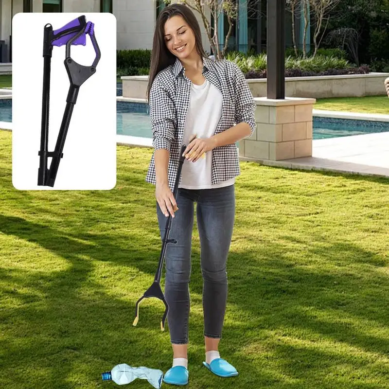 

Grabbers For Seniors Foldable Long Handy Trash Claw Lightweight Reaching Aid Reacher Tool Arm Extension Heavy Duty Grabbers For