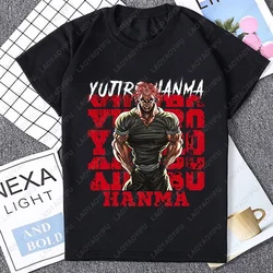 Fighting Animation Yujiro Hanma Fans Tshirt Baki The Grappler Anime ACG Otaku T Shirt Men Clothes Summer Streetwear Harajuku Tee