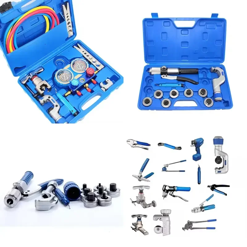 Hydraulic Copper Tube Expander & Pipe Cutter CT-300A Plastic Suit Case Household Tool Set OEM Customizable 1 Year Warranty