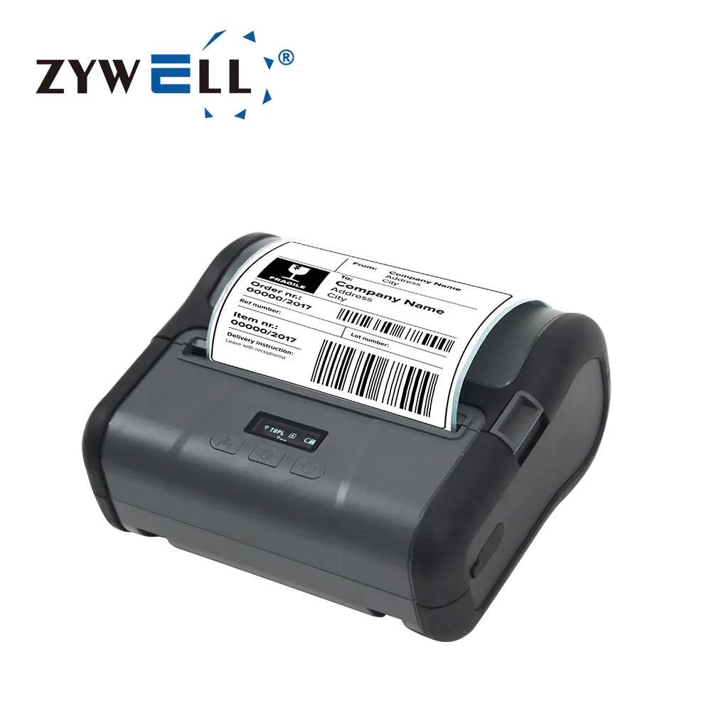 

Mini 4x6 Shipping Thermal Label Printer Sticker Machine with Screen Easy Operate 4inch Barcode Printer ZYWELL M430B