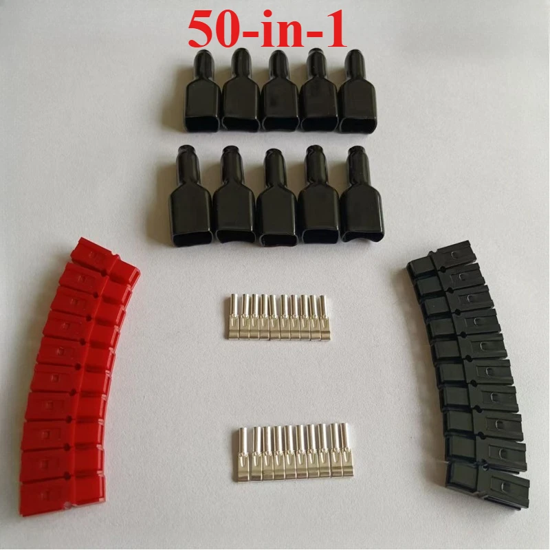 

Electric Equipments15A/30A/45A Amp Plug 600V for Anderson Powerpole Connector with Rubber Dust Cover Sleeves Terminal Waterproof