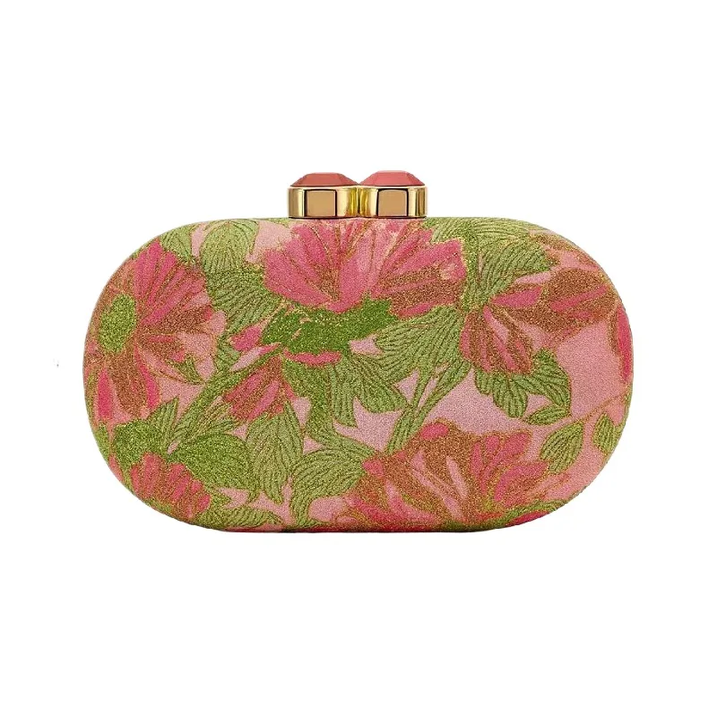 

Floral Fabric Bag Shoulder Design New Handbag Crossbody Evening Party Women's Handbags Genuine Brands Luxury Designer Bag Purses