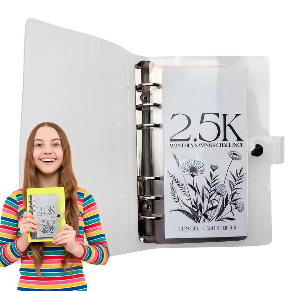 10K Book Savings Binder Money Envelope Savings Challenge Binder Budget For Cash Saving Money