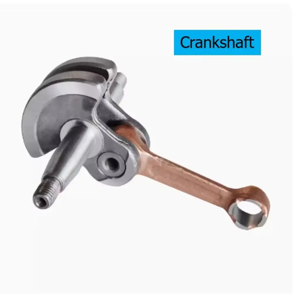 Replaceable Saw Crankshaft Hardened Steel Lightweight Connecting Rod Good Balance High Strength Branch Saw Crankshaft