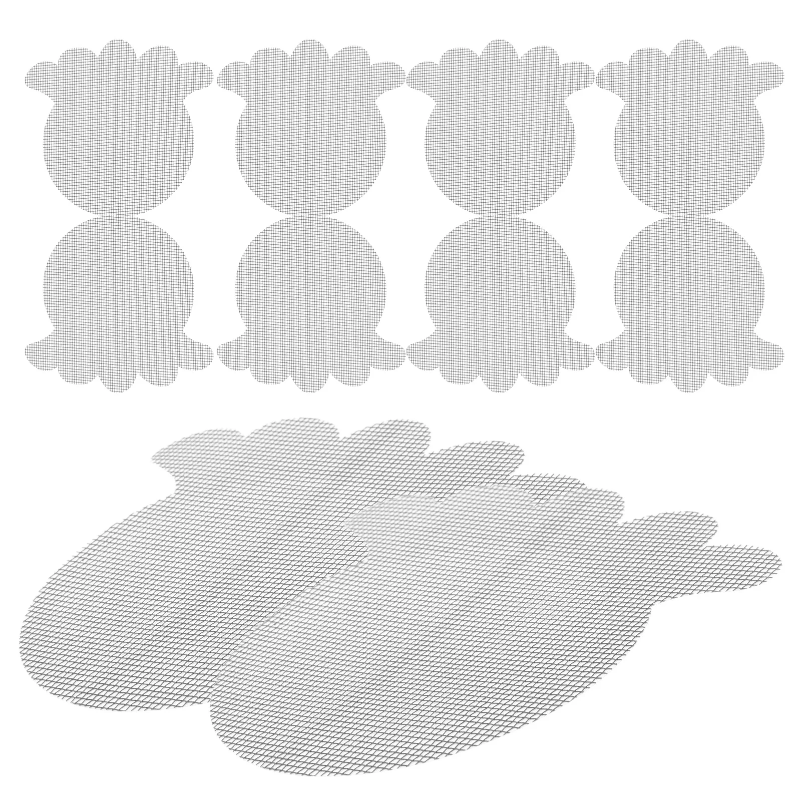 

10pcs Floor Drain Filter Stickers Disposable Shower Hair Catcher For Bathroom Kitchen Bathtub Sink Strainer Decals