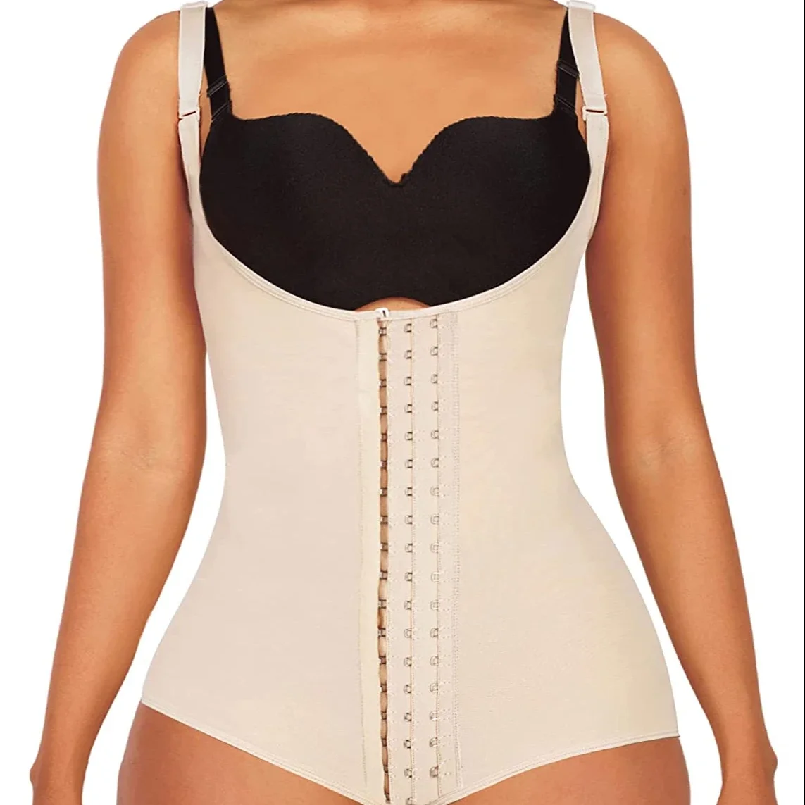 Fajas Colombiana ผู้หญิง Breathable ปรับ 3 แถว Hook Eye Tummy ลด Butt Lifter Girdle เอว Trimmers Shapers Bodysuits