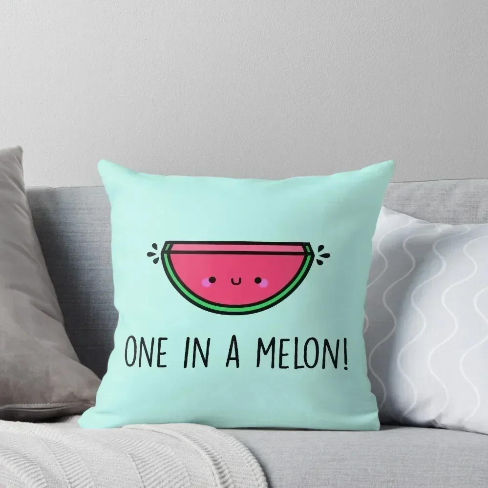 You're ONE in a MELON! Throw Pillow Cusions Cover covers for pillows Christmas Covers Christmas Pillow Cases pillow