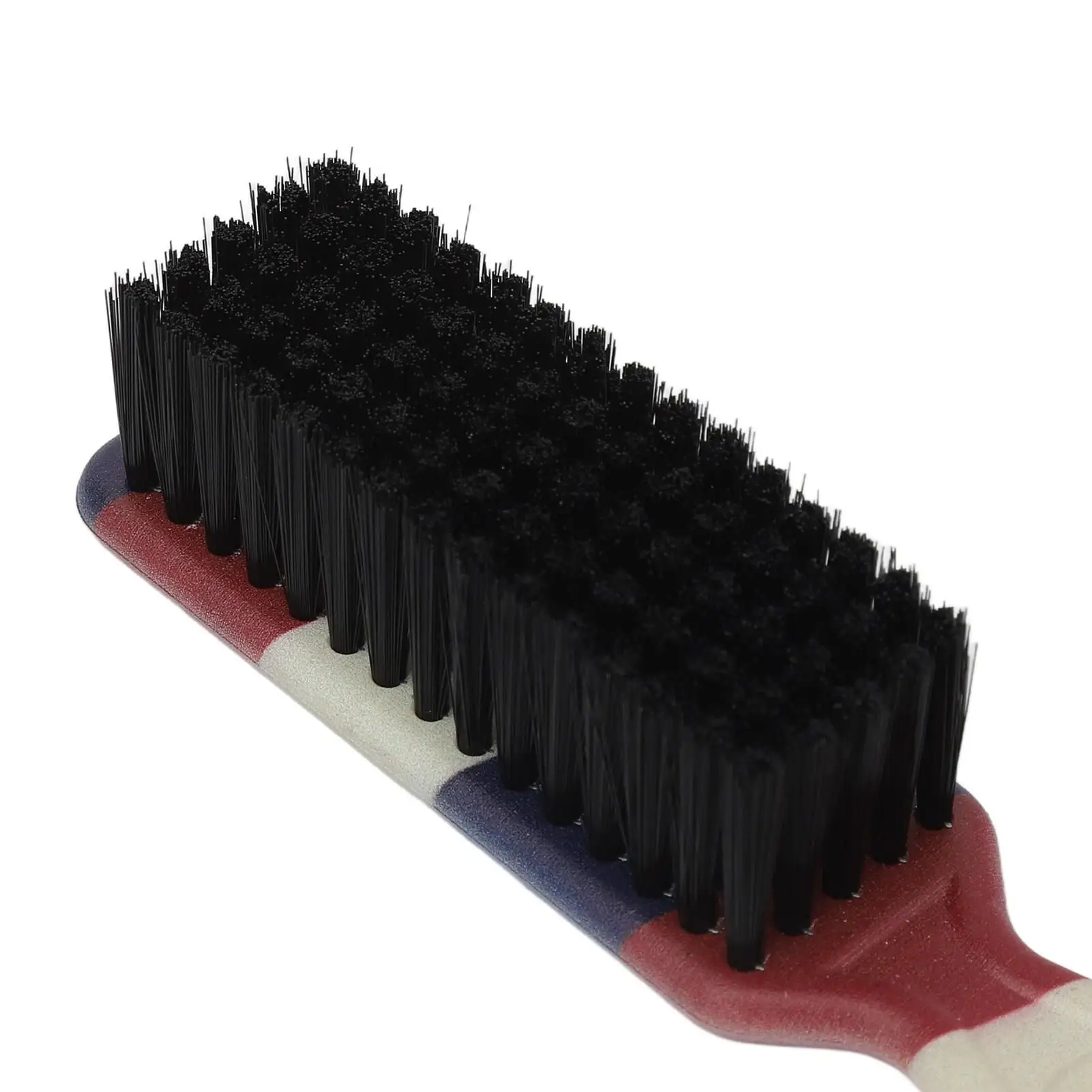 Ergonomic Soft Beard Fade Brush - Striped Pattern Hairdressing Tool for beauty Salon & Styling