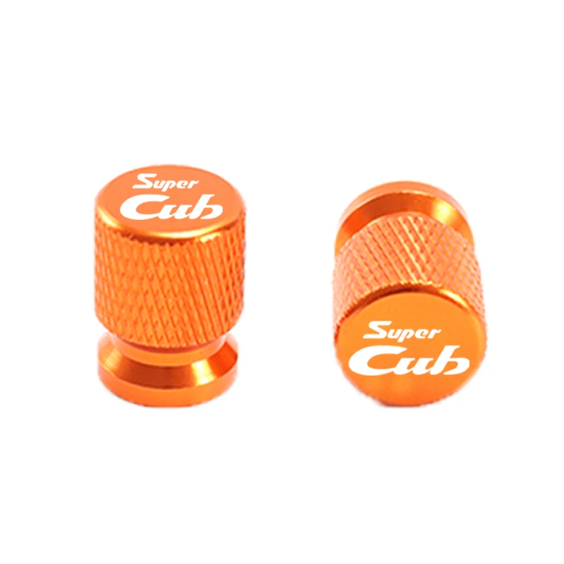 Motorcycle Accessories Tire Valve Air Port Stem Cover Caps 2Pcs 2026 new For Honda Super CUB C70 90 110 C125