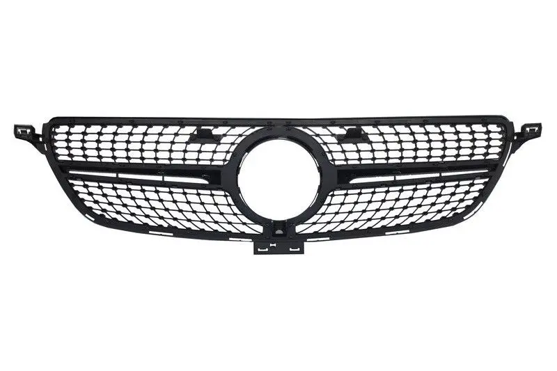 Diamond grille front mesh grill Suitable for  2015+ GLE COUPE W166 gle400 gle450 Without emblem