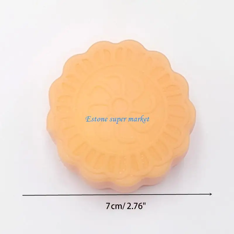090B Simulatie Moon Cake Stressballen Knijpbare stressverlichter voor kinderen