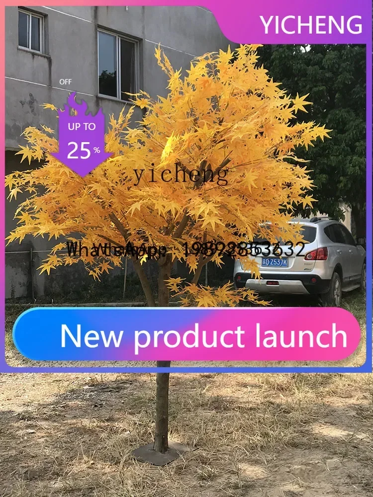 b20 Imitative Tree Outdoor Large Floor Indoor Decoration Wishing Tree Landscape Fake Trees Maple Tree