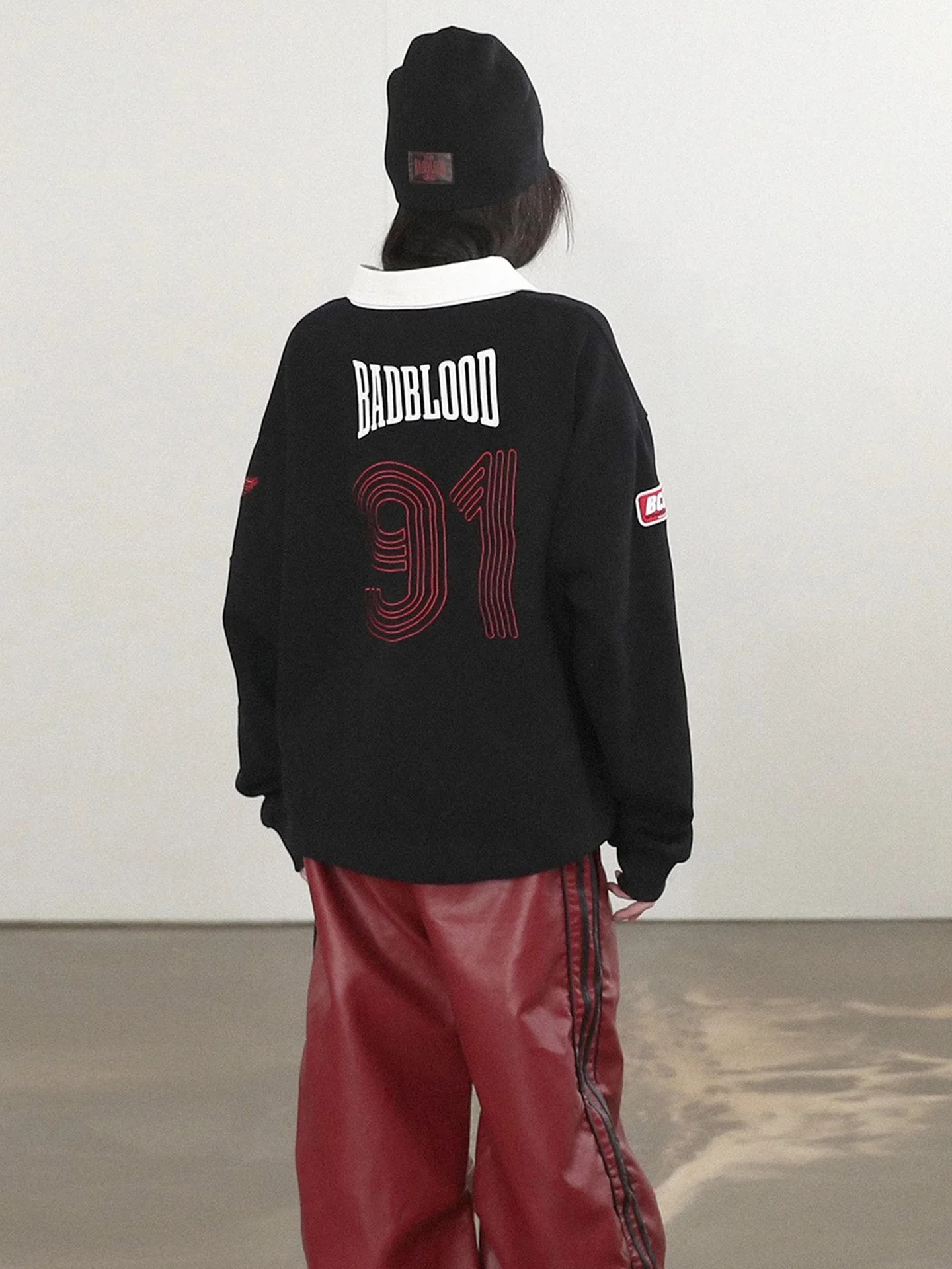 Loose Women's  Ne Sweatirt 2025 New Sle Comfortable Korean Version Organic Cotton Long Sve Printed Couple Tops