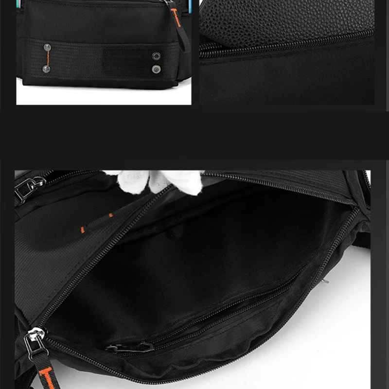 Men Waist Pack Belt Bag Cross body Sling Chest Bags Commuter Outdoor Sports Travel Climb Nylon Male Shoulder Bum Hip Fanny Bags - view 6
