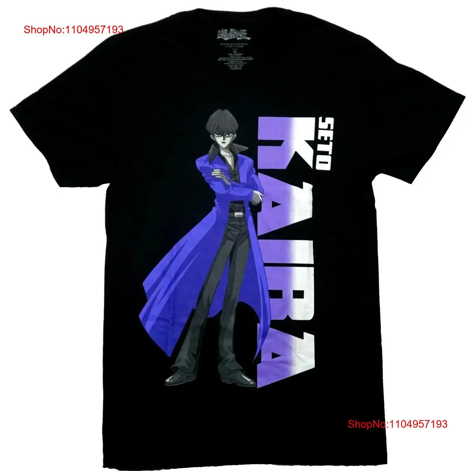 

Yu Gi Oh новая футболка для взрослых Seto Kaira Arms Crossed Pose винтажная стираная уличная одежда дышащая дизайнерская одежда унисекс повседневная одежда